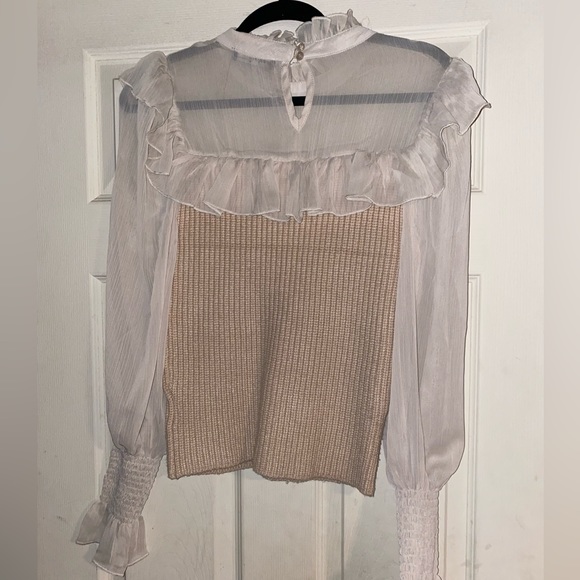 Vici ruffle knit top - Picture 2 of 4